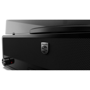 Philips Retro The Stevie Pro, black - Turntable