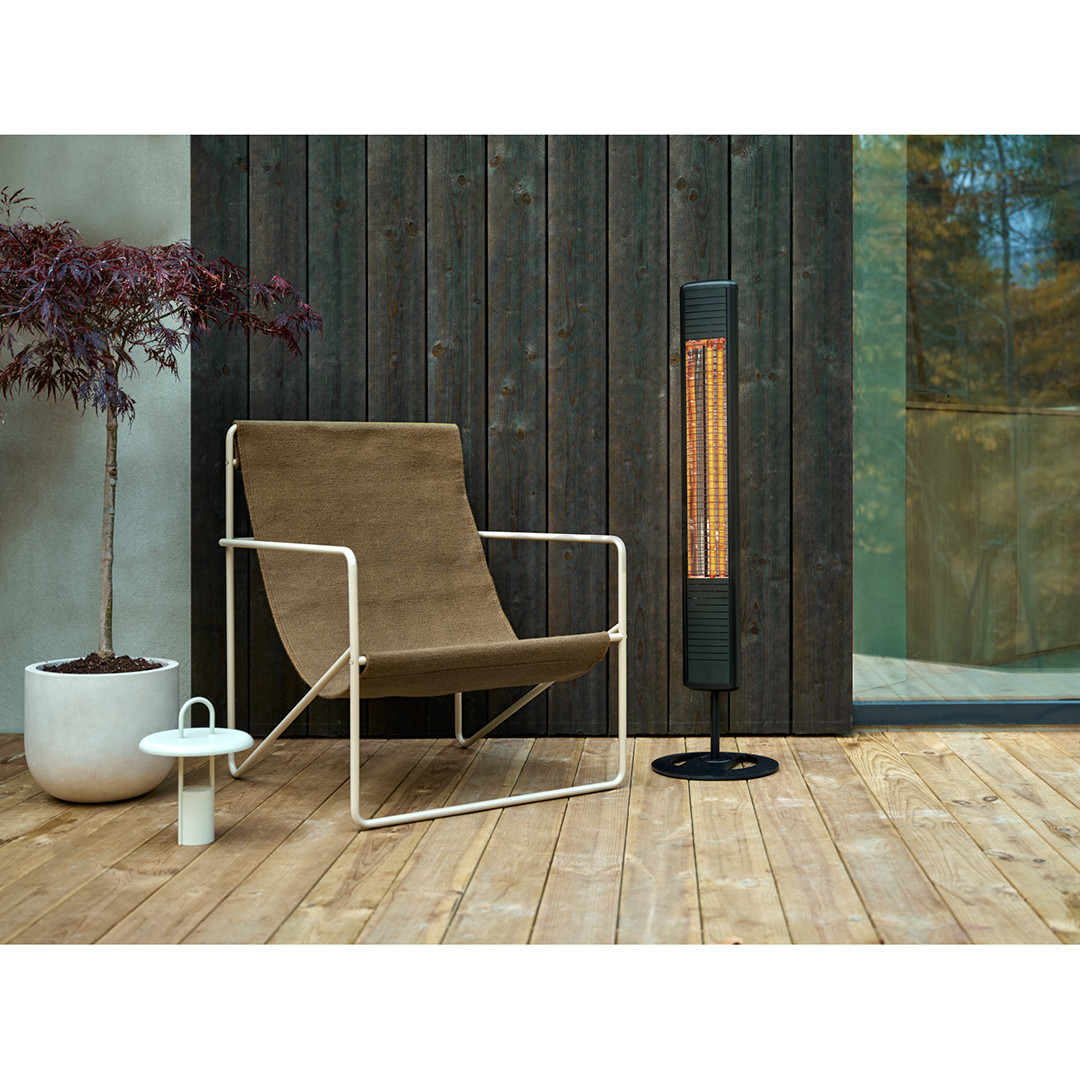 Mill Floor ULG+, 2000 W, black - Infrared patio heater