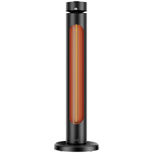 Mill Outdoor heater, 2000 W, black - Infrared patio heater CBOC20FLOOR
