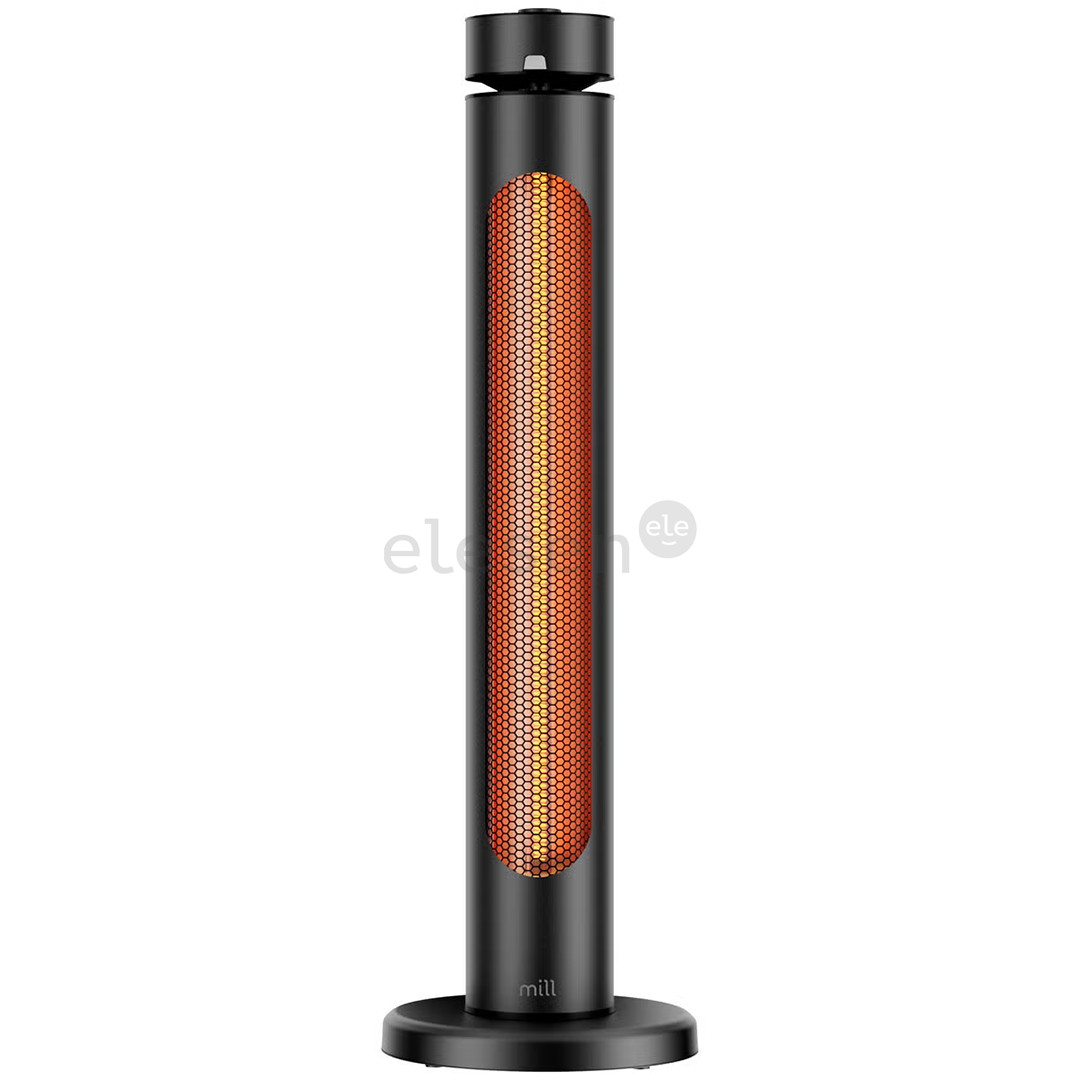 Mill Outdoor heater, 2000 W, black - Infrared patio heater