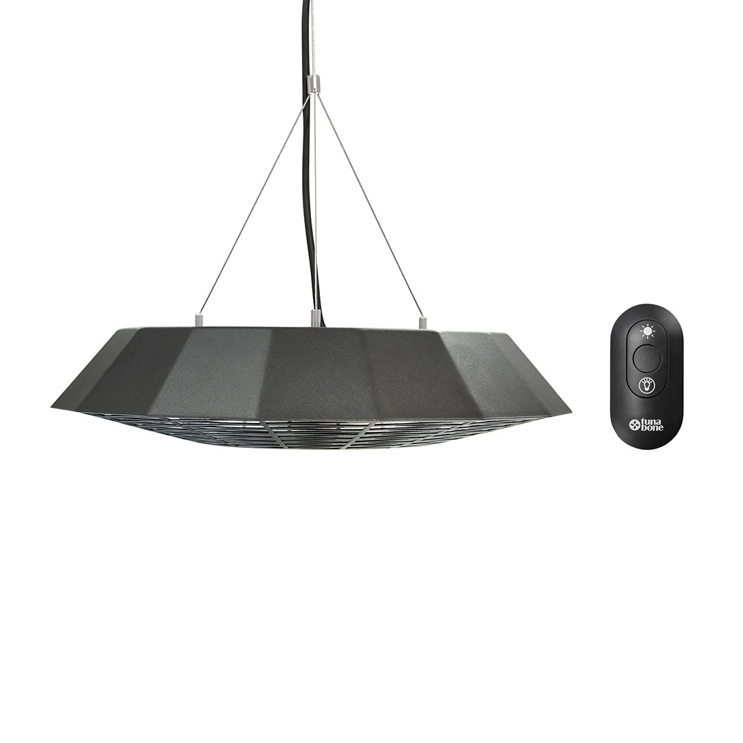 TunaBone, 2000 W, black - Hanging infrared heater