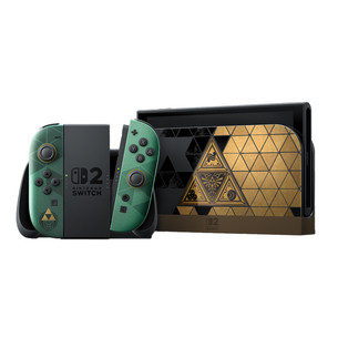 Nintendo Switch 2 The Legend of Zelda 40th Anniversary Edition, черный/золотистый - Комплект с игровой консолью