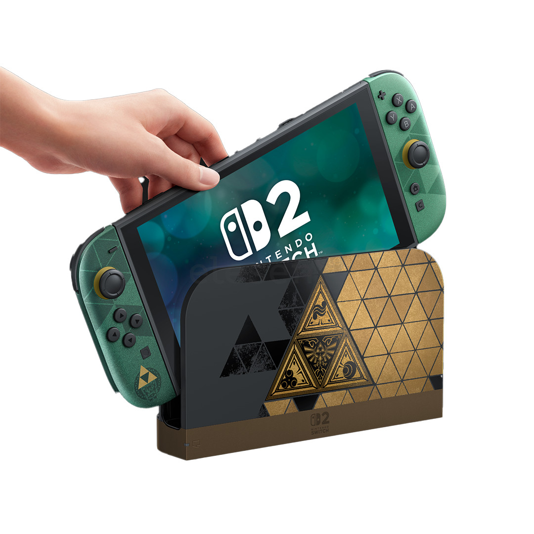 Nintendo Switch 2 The Legend of Zelda 40th Anniversary Edition, черный/золотистый - Комплект с игровой консолью
