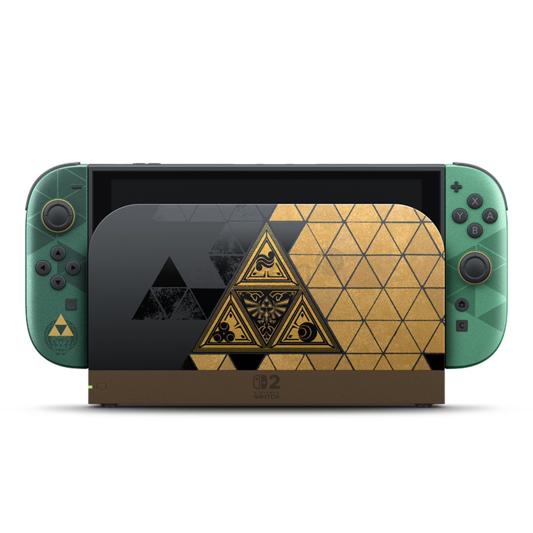 Nintendo Switch 2 The Legend of Zelda 40th Anniversary Edition, черный/золотистый - Комплект с игровой консолью