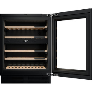 Asko Elements Series 8, 38 bottles, height 82 cm, black - Built-in wine cooler
