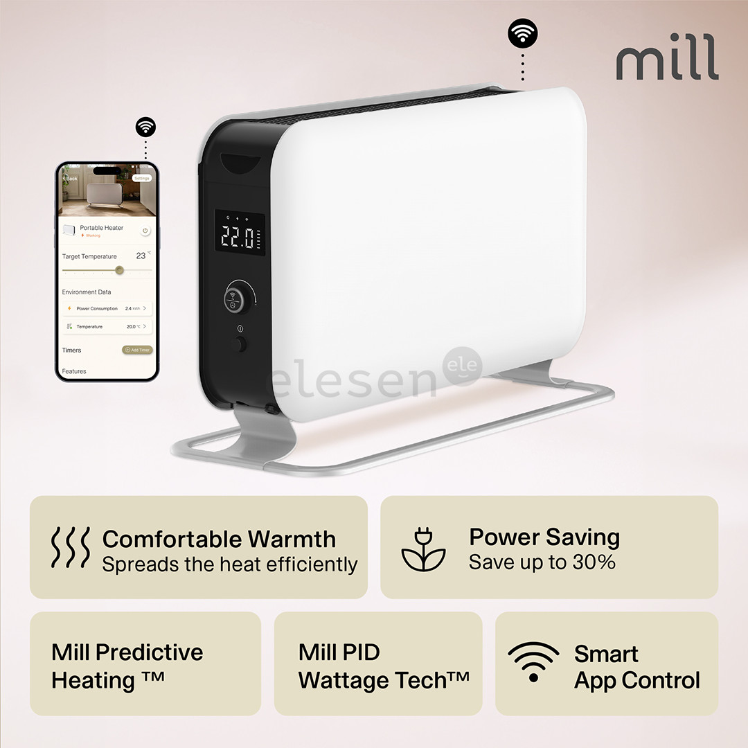 Mill WiFi Max, 1500 W, white - Portable heater