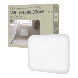 Mill Invisible, 250 W, white - Panel heater IB250