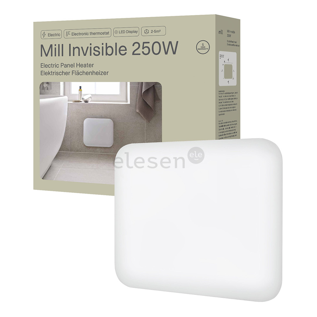 Mill Invisible, 250 W, white - Panel heater