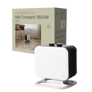 Mill Compact, 1800 W, white - Fan-heater