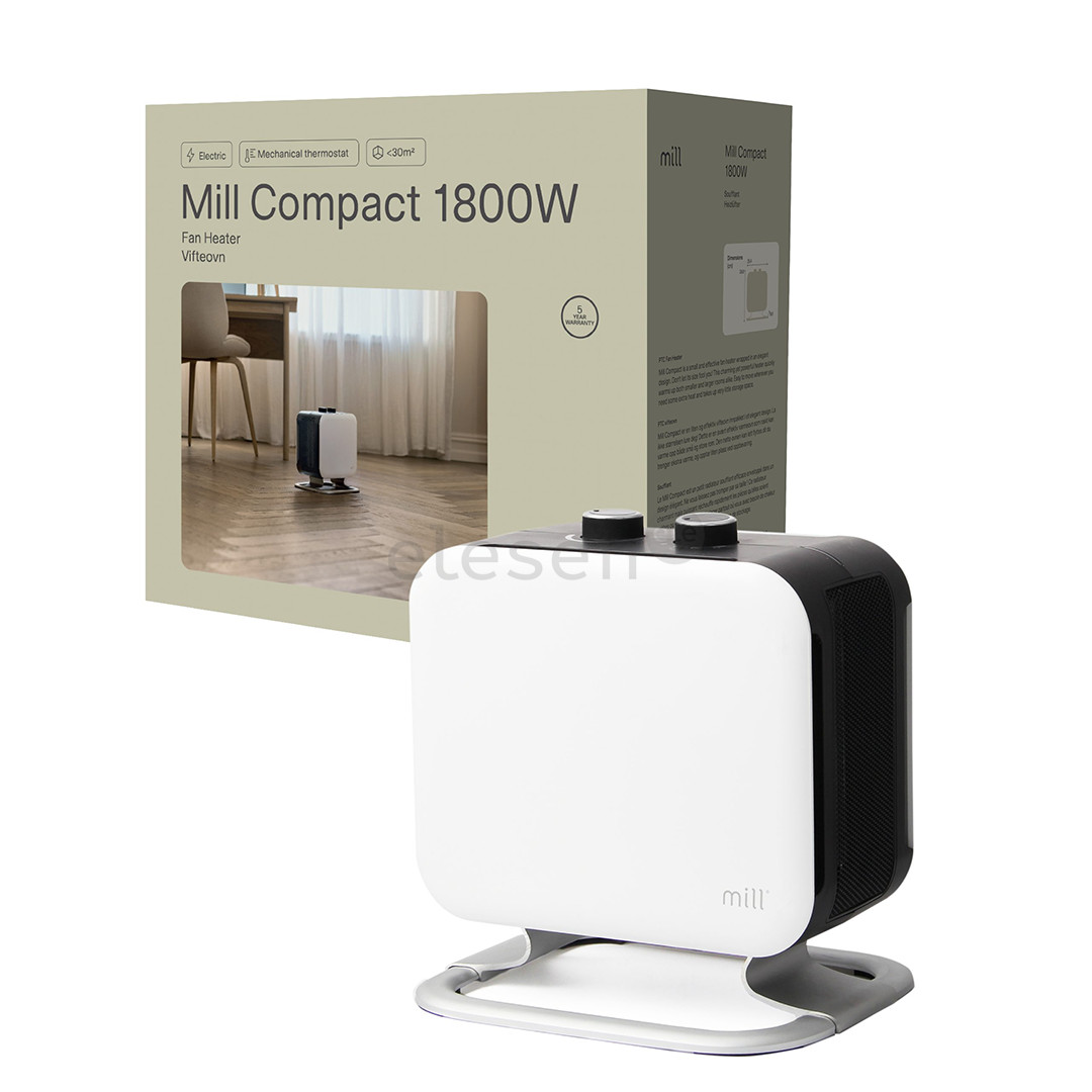 Mill Compact, 1800 W, white - Fan-heater