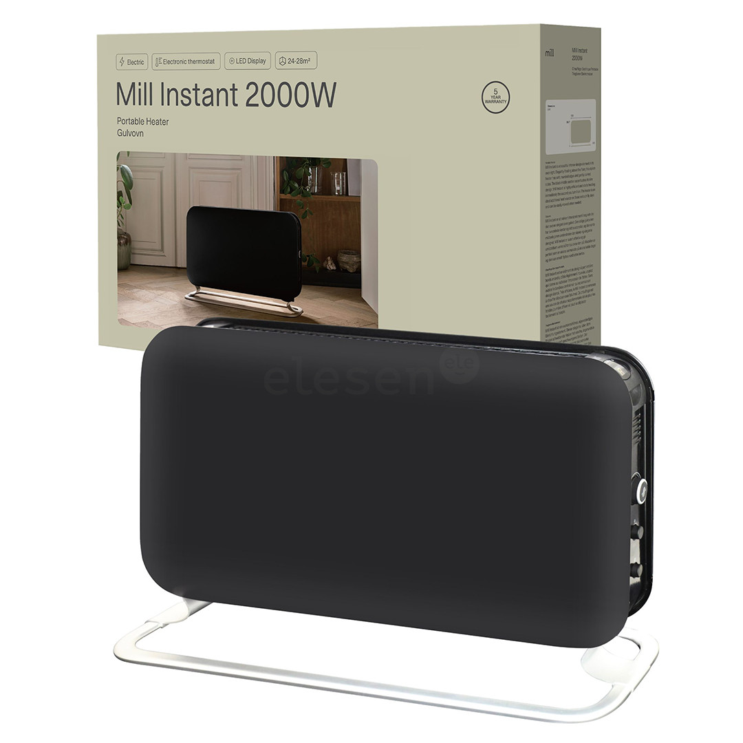 Mill Instant, 2000 W, black - Portable heater