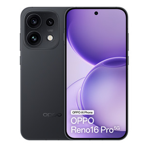 OPPO Reno16 Pro, juodas - Išmanusis telefonas
