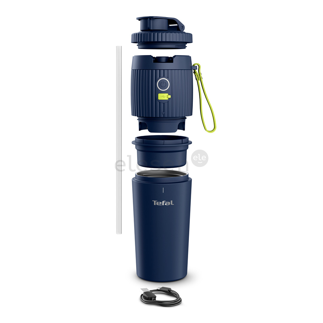 Tefal Lightmix+, 590 мл, темно-синий - Портативный блендер