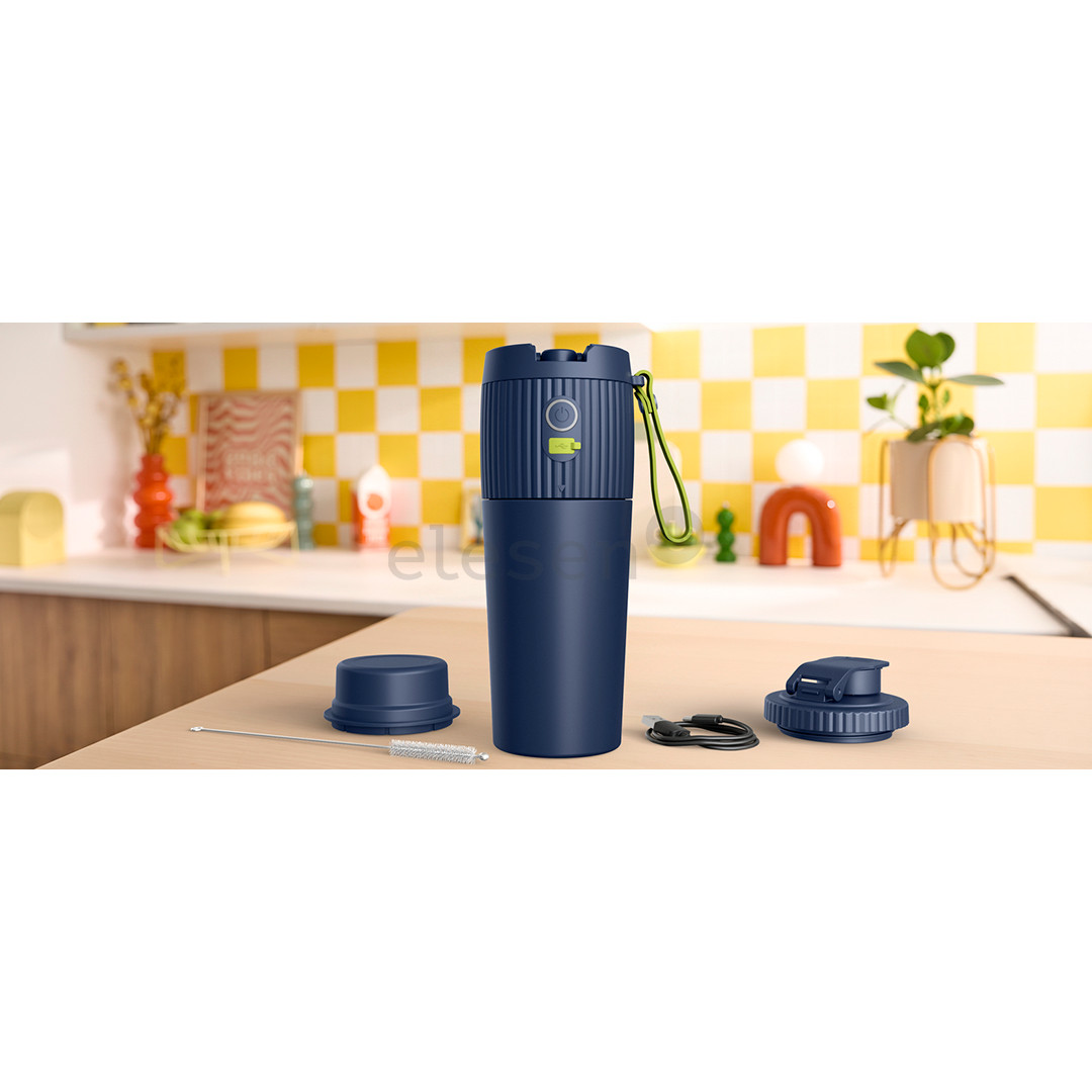 Tefal Lightmix+, 590 мл, темно-синий - Портативный блендер