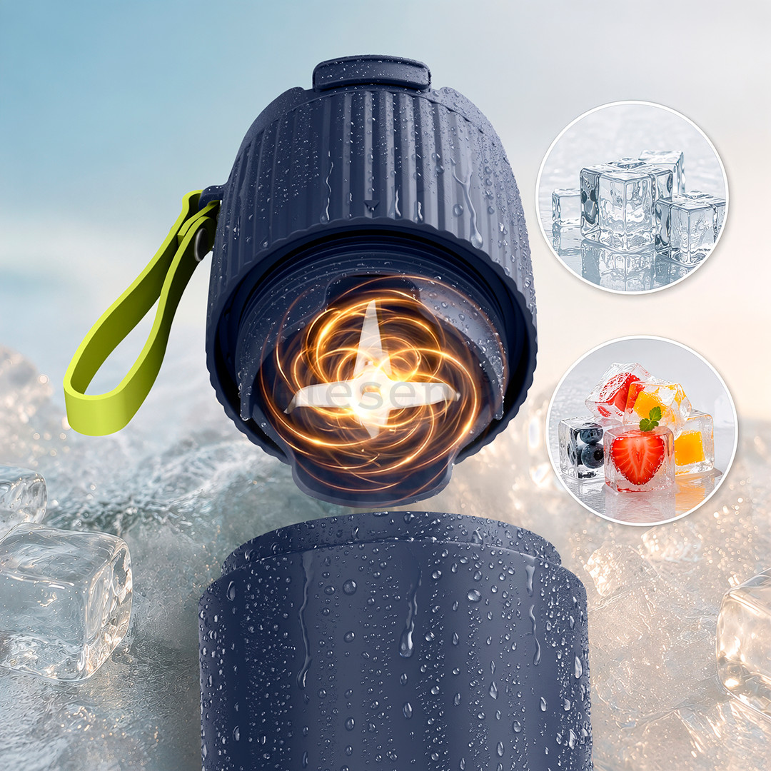 Tefal Lightmix+, 590 мл, темно-синий - Портативный блендер