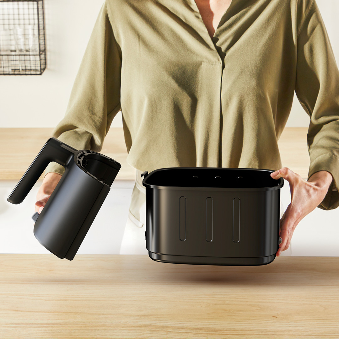 Tefal Easy Fry Max, 1500 W, 5 l, juoda - Karšto oro gruzdintuvė
