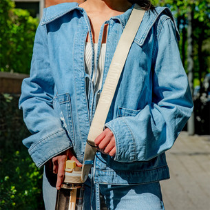 Kambukka, Dupla, beige - Bottle strap