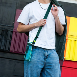 Kambukka, Dupla, green - Bottle strap