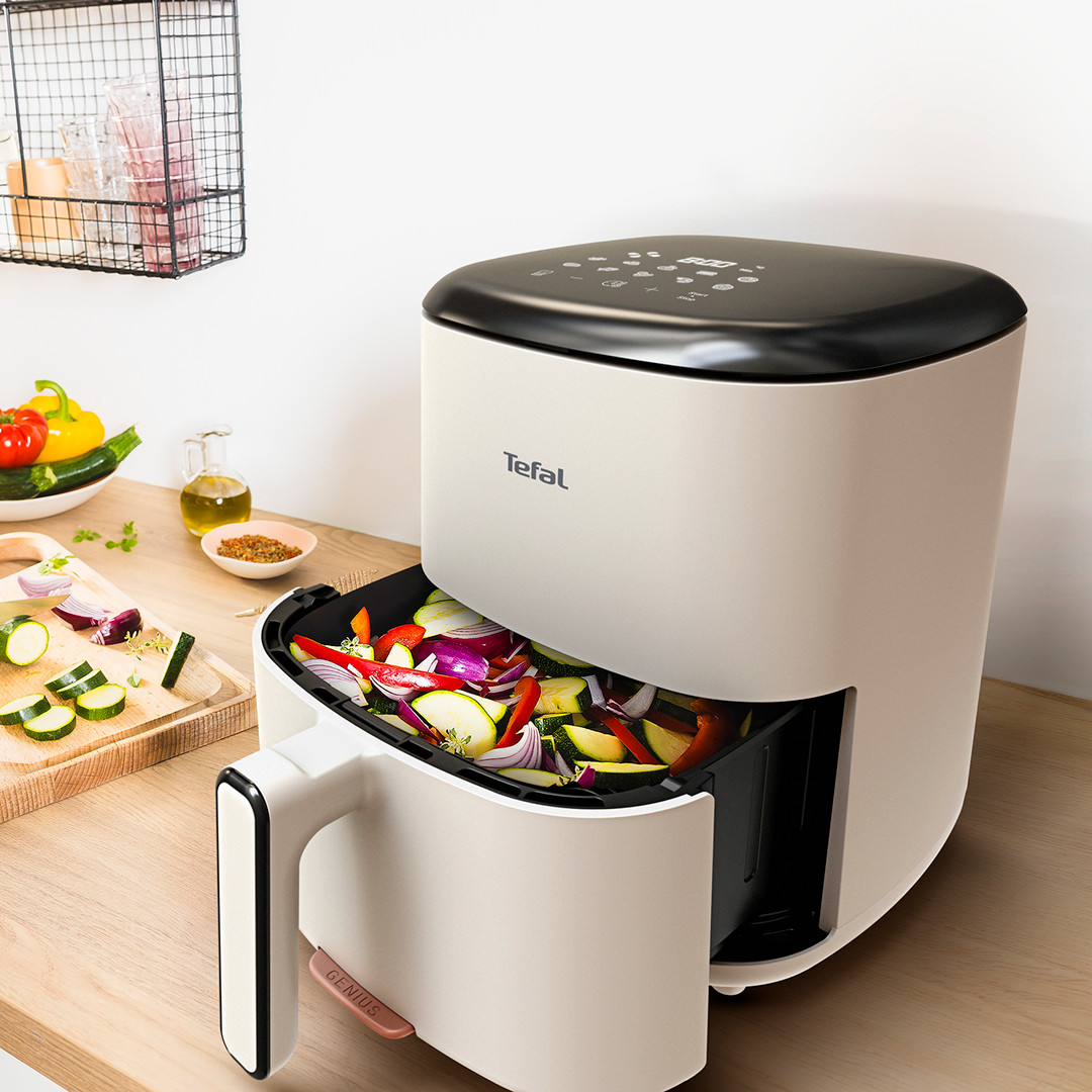 Tefal Easy Fry Max, 1500 W, 5 l, smėlio spalvos - Karšto oro gruzdintuvė
