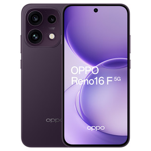OPPO Reno16 F 5G, 256 GB, violetinis - Išmanusis telefonas
