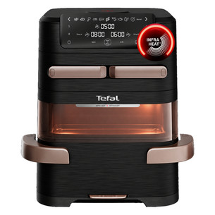 Tefal Ever Fry Trio, 2850 W, 12 l, juoda/vario spalvos - Karšto oro gruzdintuvė EY968FE0