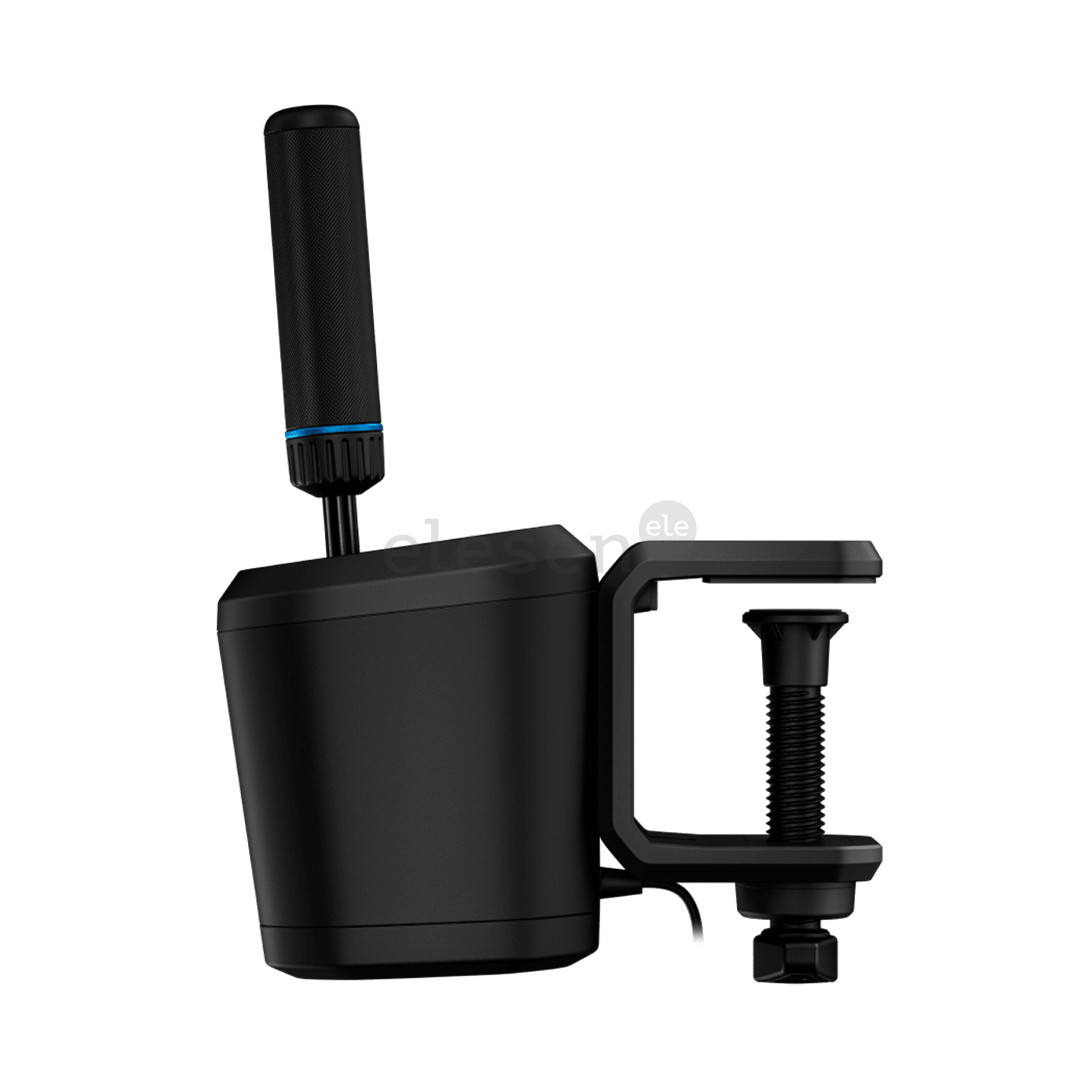 Logitech RS Shifter & Handbrake, juoda - Pavarų perjungimo svirtis