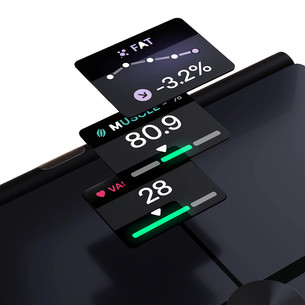 Withings BodyFit, juodos - Diagnostinės svarstyklės