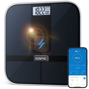 Renpho Elis Solar 2, juodos - Diagnostinės svarstyklės ELIS.SOLAR2