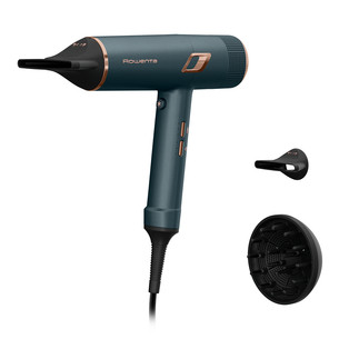Rowenta Ultimate Experience Maestria, 2000 W, mėlynas/vario spalvos - Plaukų džiovintuvas