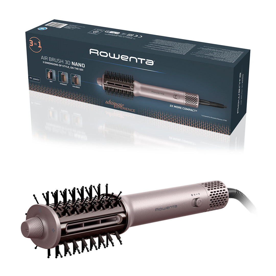 Rowenta Air Brush 3D Nano, 810 W, pink - Hot air brush