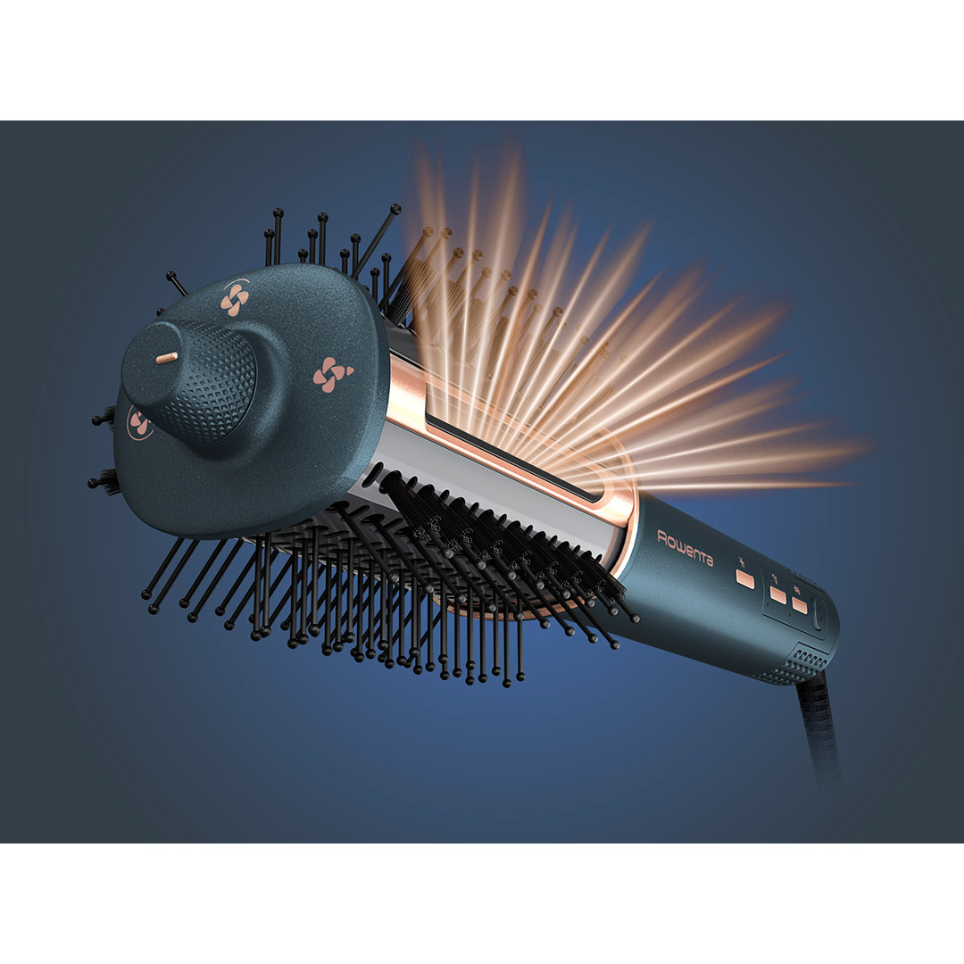 Rowenta Air Brush 3D, 1100 W, blue/copper - Hot air brush