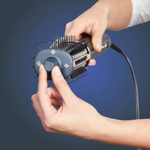 Rowenta Air Brush 3D, 1100 W, blue/copper - Hot air brush