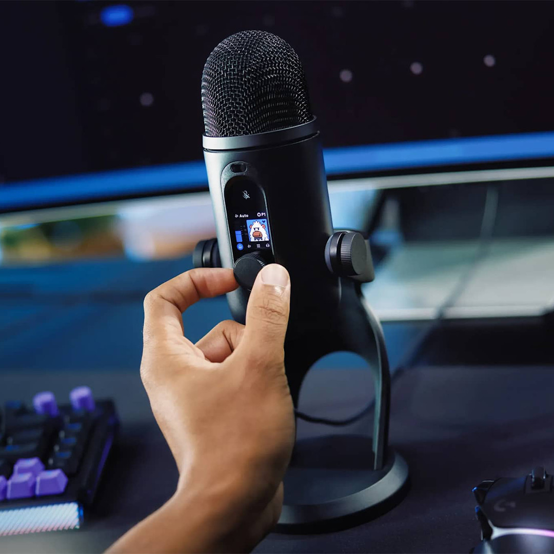 Logitech Yeti 2, черный - Микрофон