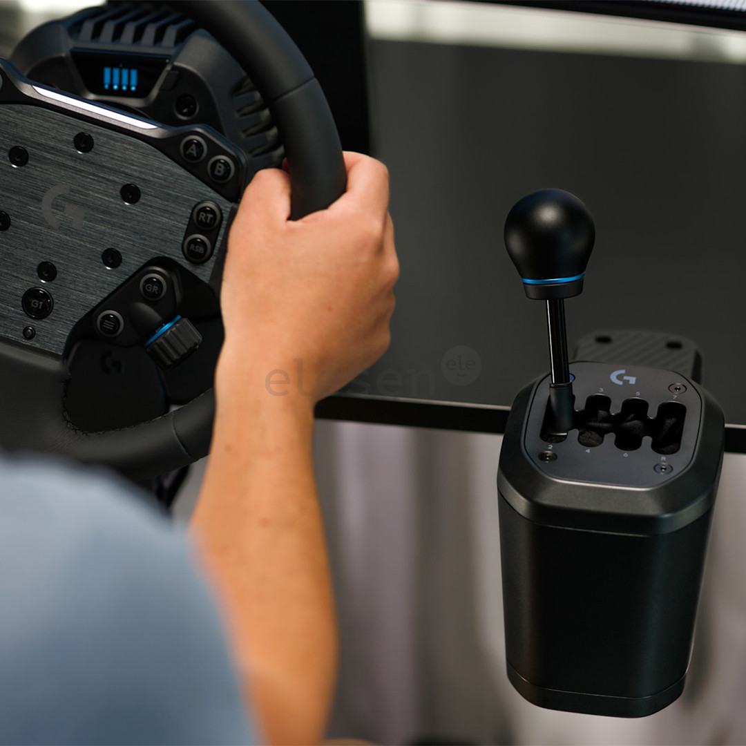 Logitech RS-H Shifter, juoda - Pavarų perjungimo svirtis