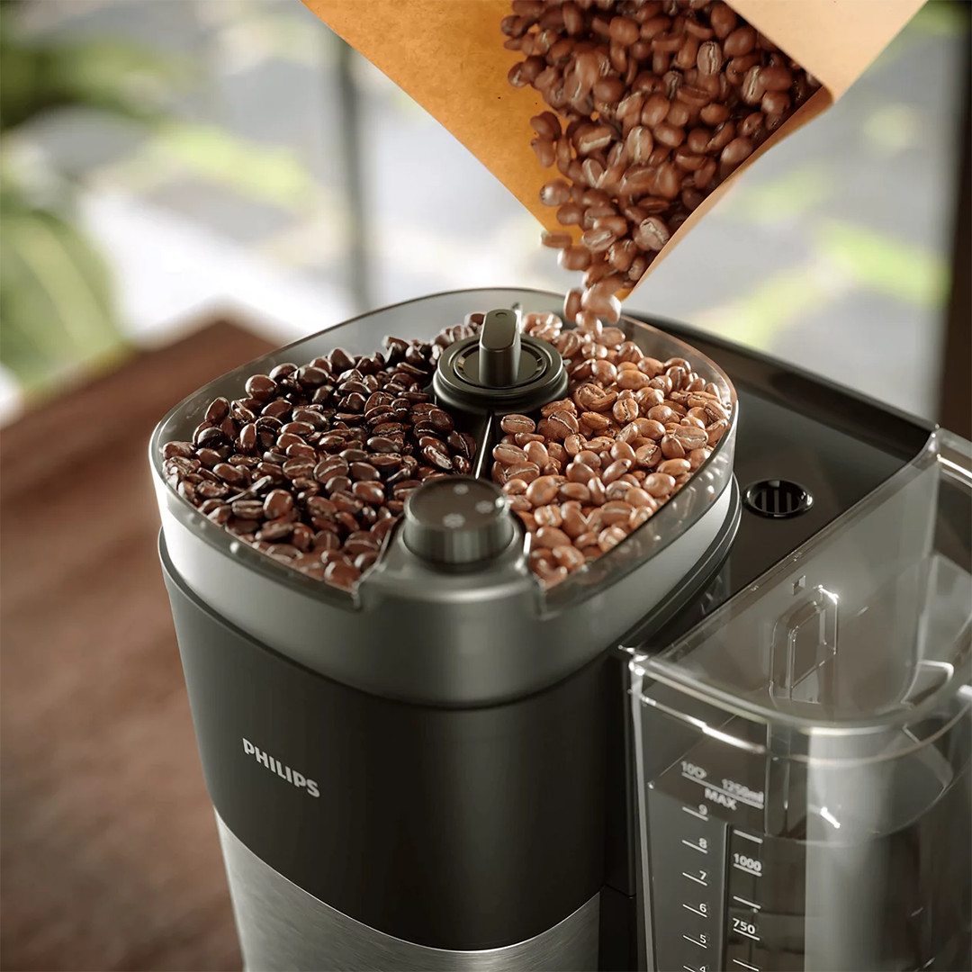 Philips All-in-1 Brew, 1000 W, 1.25 L, black - Filter coffee machine
