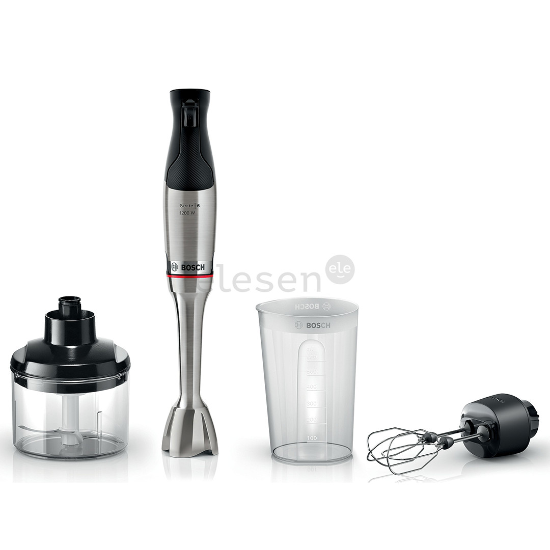 Bosch ErgoMaster, Seeria 6, 1200 Вт, нерж. сталь - Погружной блендер