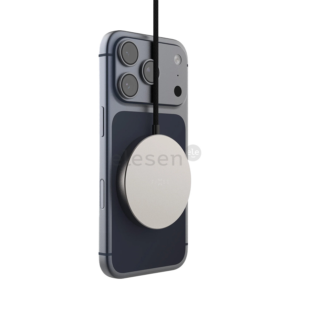 Fixed MagPad Slim, 25 W, Qi2.2, MagSafe, nerūdijančio plieno - Belaidis įkroviklis