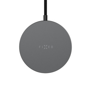 Fixed MagPad Slim, 25 W, Qi2.2, MagSafe, pilkas - Belaidis įkroviklis