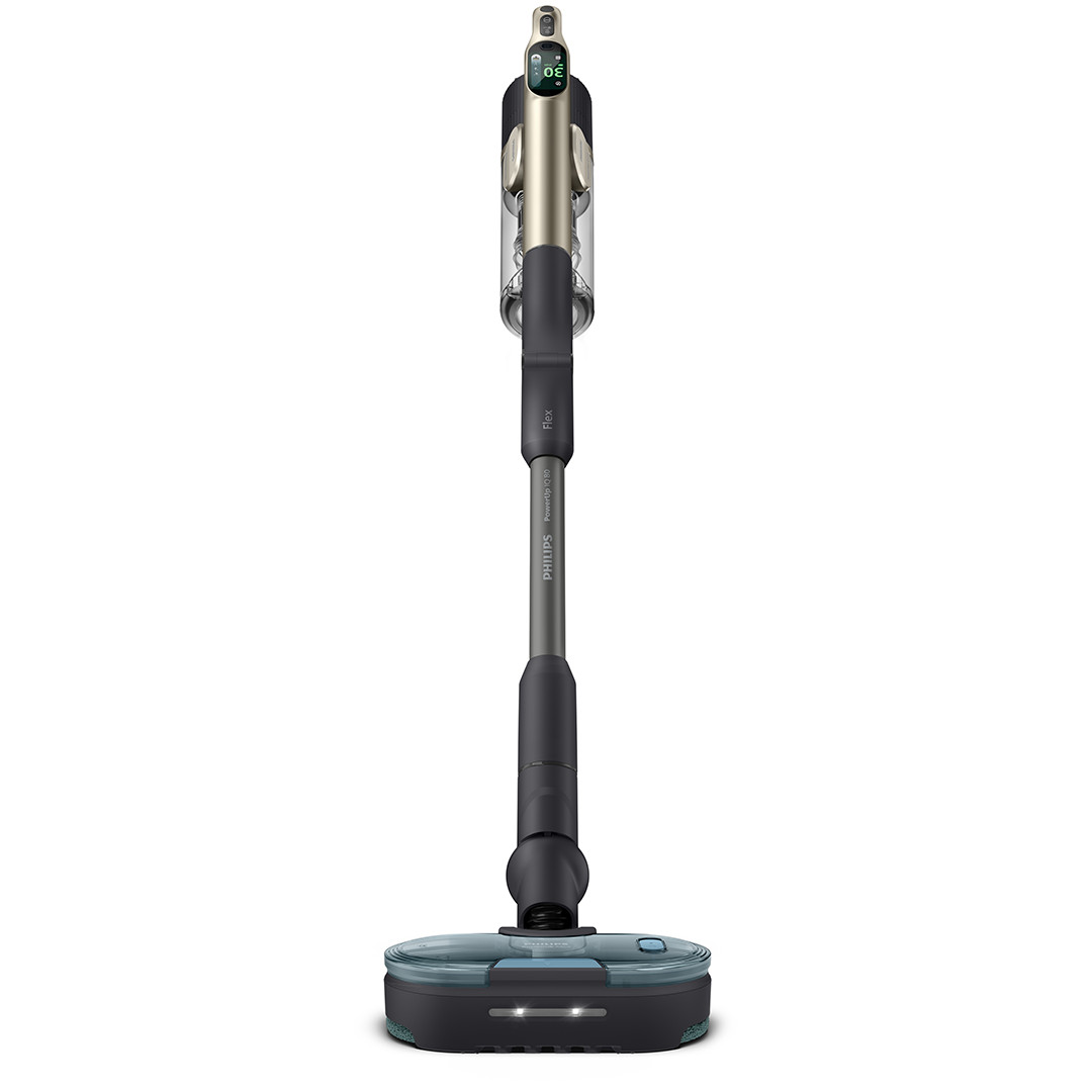 Philips PowerUp IQ 80 Aqua+ Complete, smėlio spalvos - Belaidis dulkių siurblys