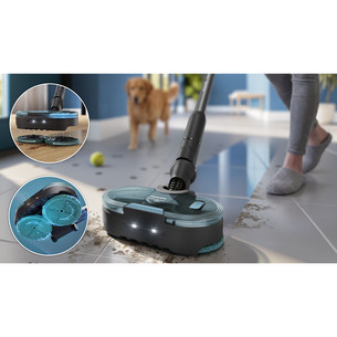 Philips PowerUp IQ 80 Aqua+ Complete, smėlio spalvos - Belaidis dulkių siurblys
