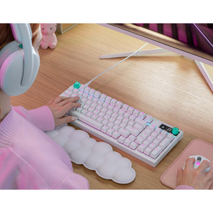 Logitech G316 X 75, tactile, US, balta - Klaviatūra