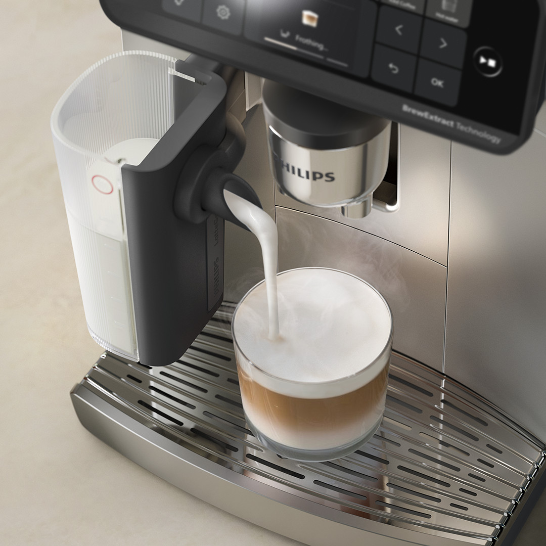 Philips Café Aromis LatteGo Pro 6000, juodas/pilkas - Kavos aparatas