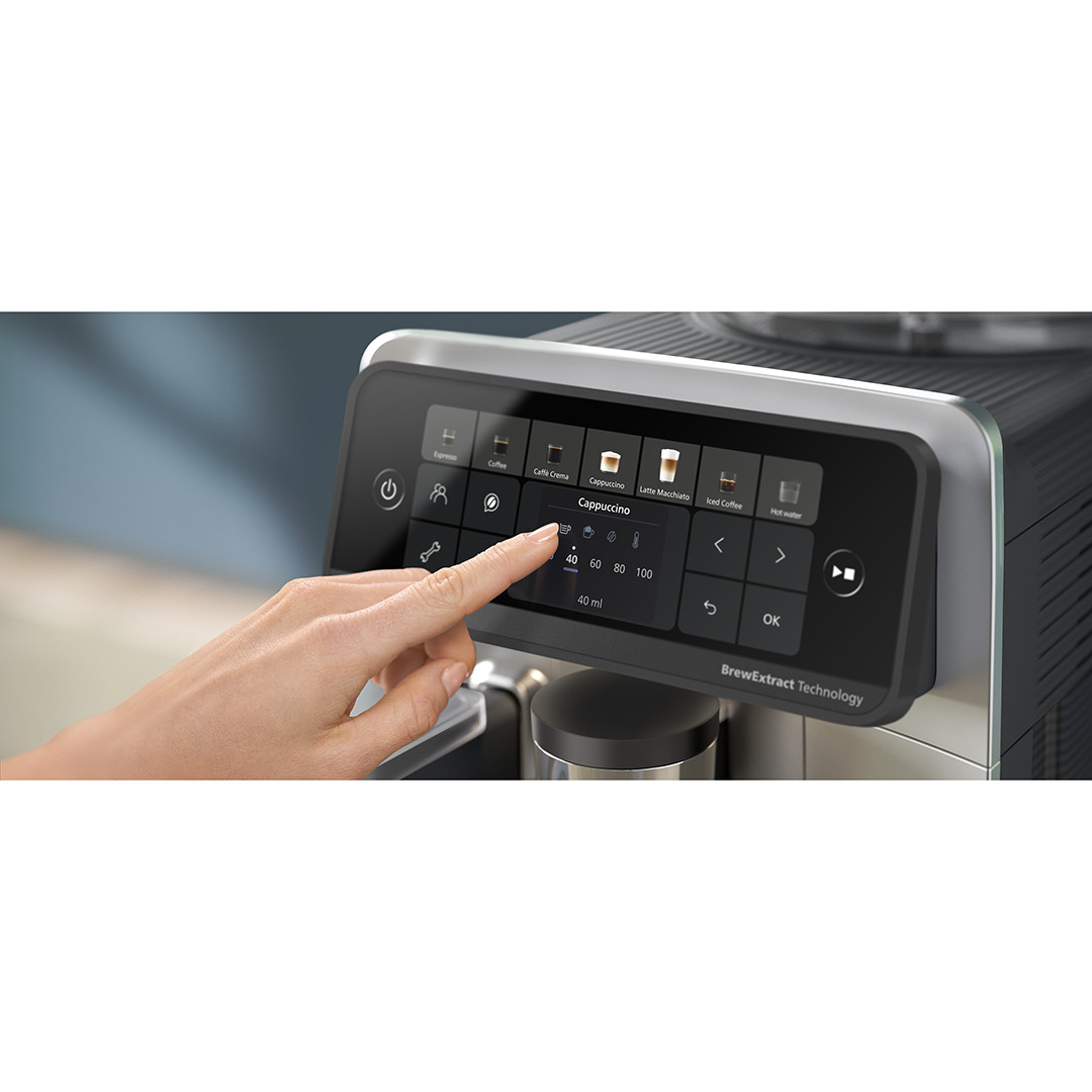 Philips Café Aromis LatteGo Pro 6000, juodas/pilkas - Kavos aparatas