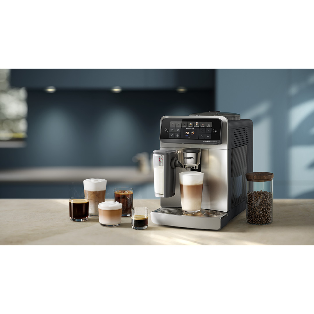 Philips Café Aromis LatteGo Pro 6000, juodas/pilkas - Kavos aparatas