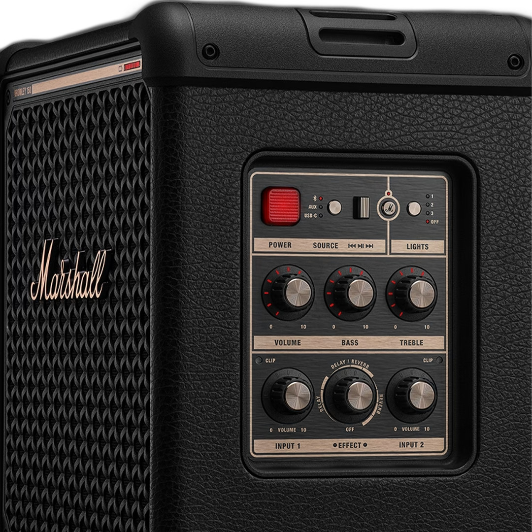 Marshall Bromley 150, black and brass - Party speaker