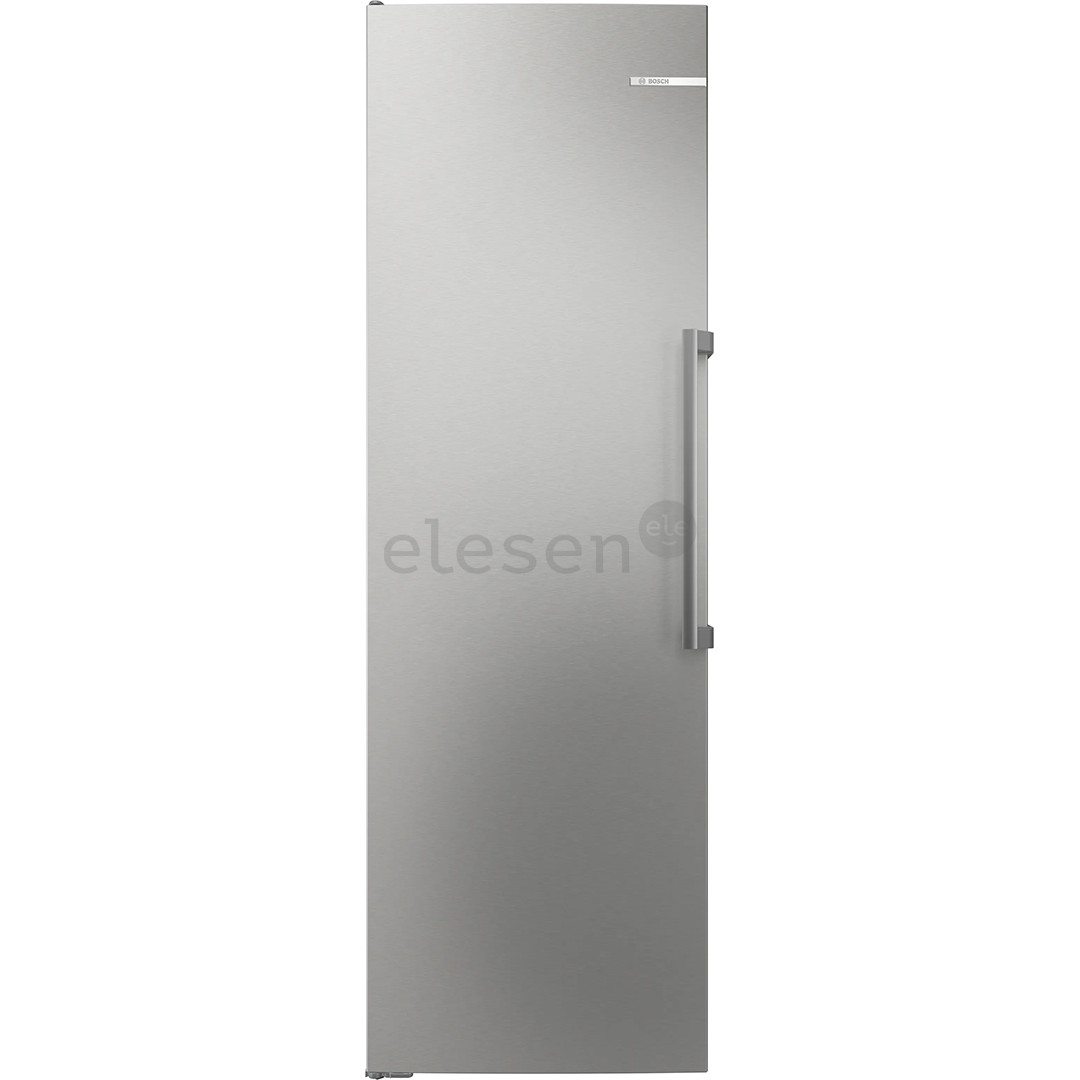 Bosch Series 6, Total No Frost, 402 l, aukštis 187 cm, pilkas - Šaldytuvas