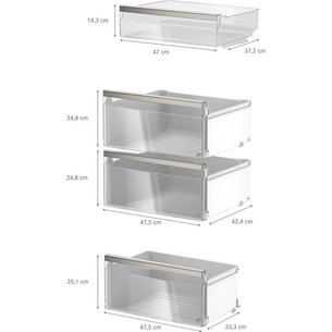 Bosch Series 6, Total No Frost, 402 l, aukštis 187 cm, pilkas - Šaldytuvas