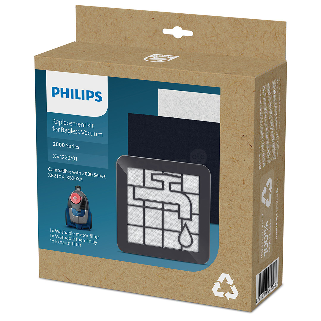 Keitimo rinkinys Philips 2000 serijos dulkių siurbliams be maišelio, Prekė - XV1220/01