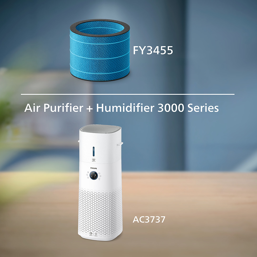 Philips 3000 Series, white - Air purifier-humidifier Item - AC3737/10