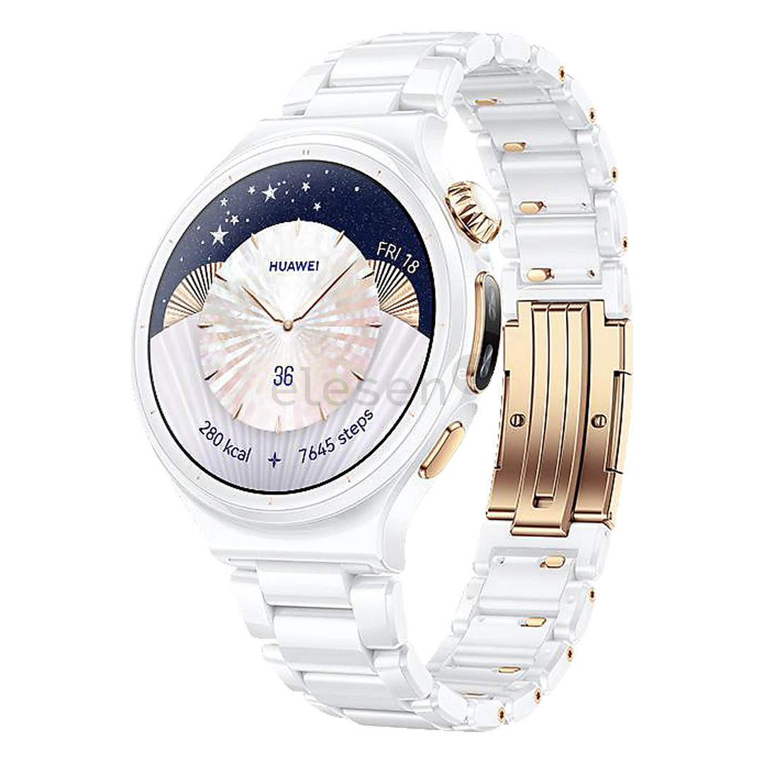 Huawei Watch 6 Pro Ceramic Edition, 43 mm, baltas - Išmanusis laikrodis